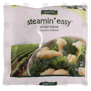 Spartan steamin' easy winter blend; broccoli and cauliflower 12-oz