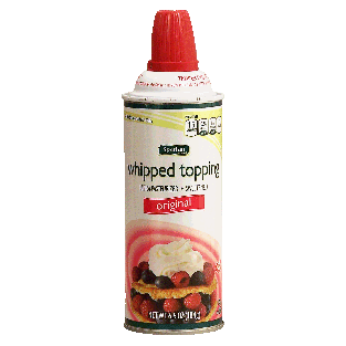 Spartan  whipped topping, original, ultra-pasteurized, sweetened 6.5oz