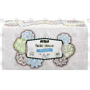 Spartan  premium two-ply facial tissues  160ct