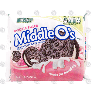Spartan Middle O's double filled chocolate sandwich cookies 15.35oz
