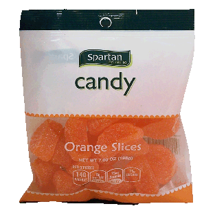 Spartan  orange slices gum drops  7oz