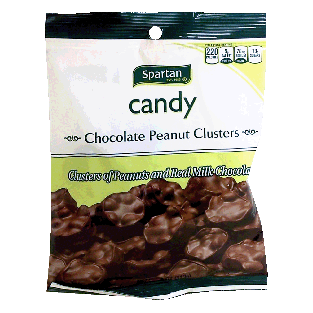 Spartan  chocolate peanut clusters  4oz