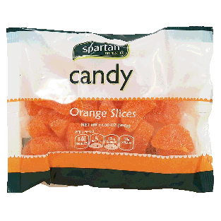 Spartan  orange slices candy  14oz