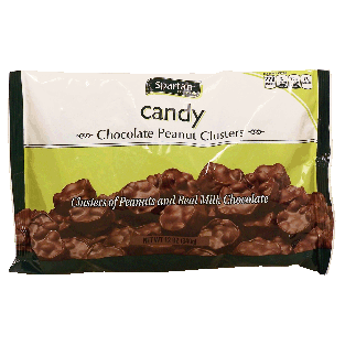 Spartan  chocolate peanut clusters  12oz