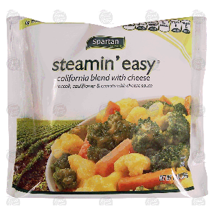 Spartan steamin' easy california blend with cheese; broccoli, cau12-oz