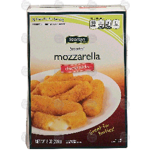 Spartan  breaded mozzarella cheese sticks 8-oz