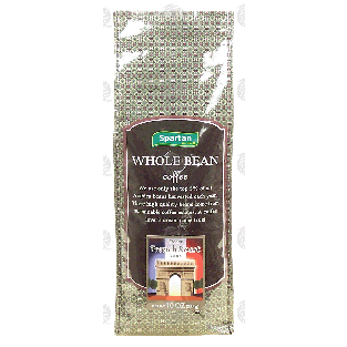 Spartan Whole Bean decaf french dark roast whole bean coffee 10-oz