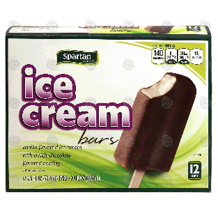 Spartan  ice cream bars; vanilla flavored ice cream with a ric30-fl oz