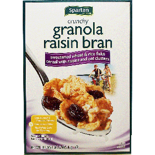 Spartan  crunchy granola raisin bran 18.2oz