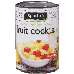 Spartan  heavy syrup fruit cocktail 15.25oz