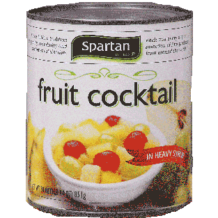 Spartan  fruit cocktail in heavy syrup 30oz