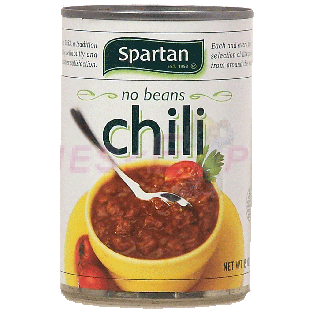 Spartan  no bean chili  15oz