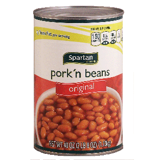 Spartan  pork'n beans 40oz