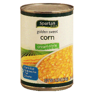 Spartan  cream style golden sweet corn 14.75oz