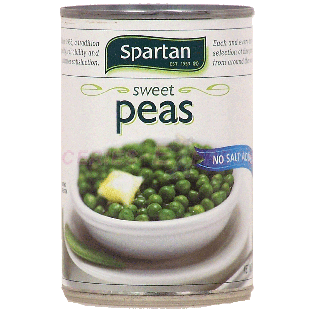 Spartan  no salt added sweet peas 15oz