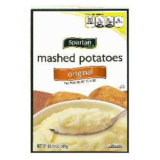 Spartan  instant mashed potatoes, original  13.75oz