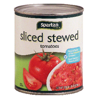 Spartan  sliced stewed tomatoes  28oz