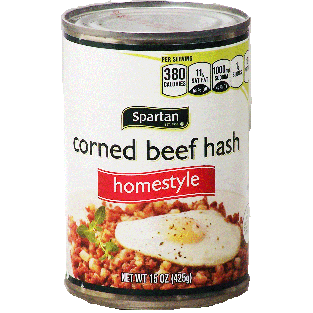 Spartan  homestyle corned beef hash  15oz