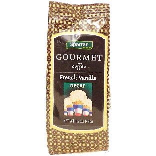 Spartan  french vanilla flavored ground coffee, gourmet 1.5oz