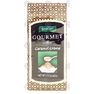 Spartan Gourmet caramel creme ground coffee 1.5-oz
