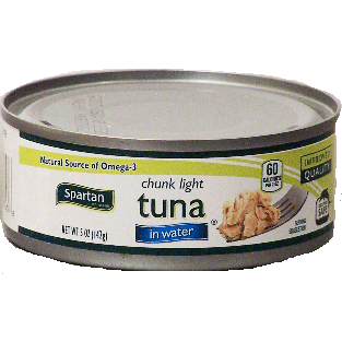 Spartan  chunk light tuna in water  5oz