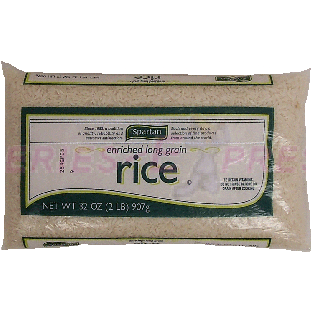 Spartan  enriched long grain rice 32oz