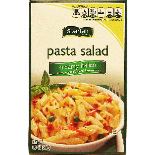 Spartan  pasta salad, creamy italian; pasta, vegetable blend & se8.3oz