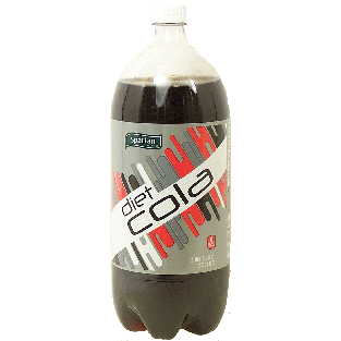 Spartan  diet cola carbonated soda 2L