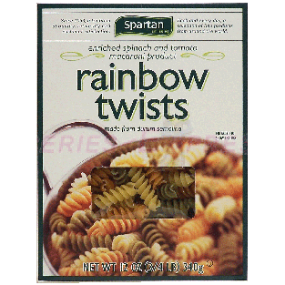 Spartan  rainbow twist pasta noodles 12oz