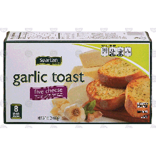 Spartan  five cheese garlic toast topped w/mozzarella, provolone,13-oz