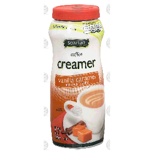 Spartan  coffee creamer, vanilla caramel flavor 15-oz