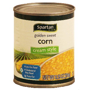 Spartan  cream style golden sweet corn 8.5oz