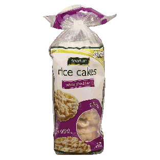 Spartan  14 white cheddar rice cakes 5.46oz