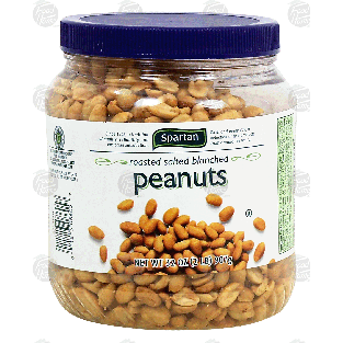 Spartan  peanuts, roasted salted blanched 32oz