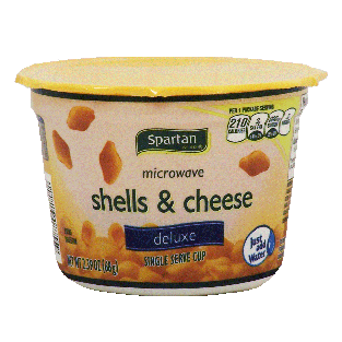 Spartan  shells & cheese deluxe, just add water 2.39oz