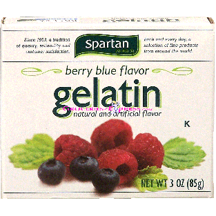 Spartan  berry blue flavor gelatin 3oz