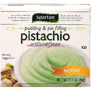 Spartan  instant pistachio pudding & pie filling 3.4oz