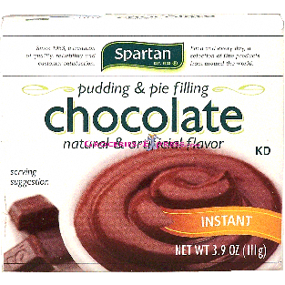 Spartan  chocolate instant pudding & pie filling 3.9oz