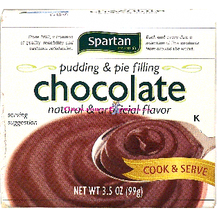 Spartan  chocolate pudding & pie filling, cook & serve 3.5oz
