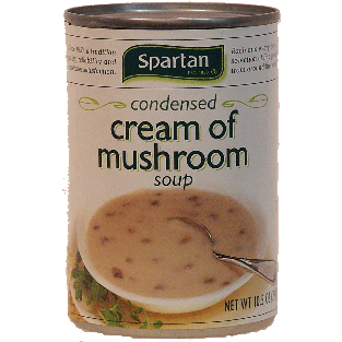 Spartan  cream of mushroom condensed soup 10.5oz