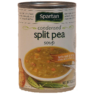 Spartan  split pea with ham & bacon condensed soup 11.25oz