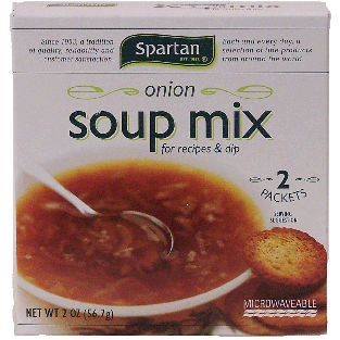 Spartan  onion recipe dip & soup dry mix 2oz