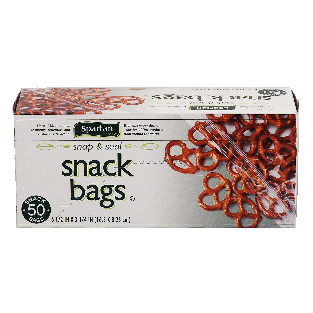Spartan  reclosable snack bags, 6 1/2 x 3 1/4 inch  50ct