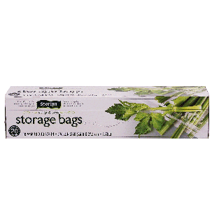 Spartan  snap and slide reclosable storage bags gallon size, 10 9/20ct