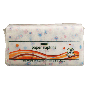 Spartan  paper napkins, one-ply 120ct