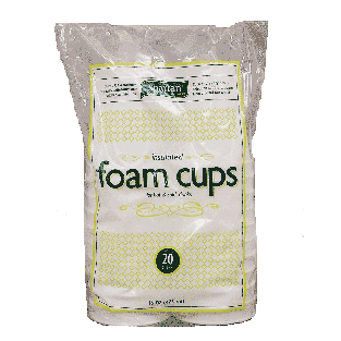 Spartan  16 ounce foam cups, insulated for hot & cold drinks 20ct
