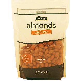 Spartan  almonds, whole raw 12oz