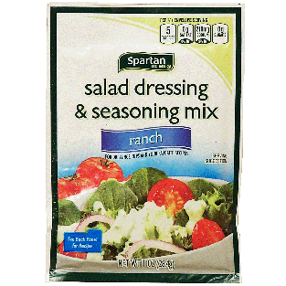 Spartan  salad dressing & seasoning mix, ranch 1oz