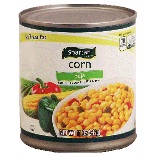 Spartan  baja, bicolor corn with peppers and spices 11oz