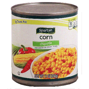 Spartan  chipotle, corn with red and chipotle pepper 11oz